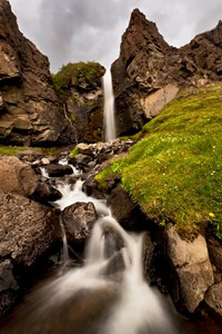 Island - jeden z tisíců bezejmených vodopádů